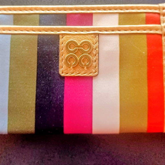 Coach Julia Striped Legacy ID Card Case - Picture 2 of 5